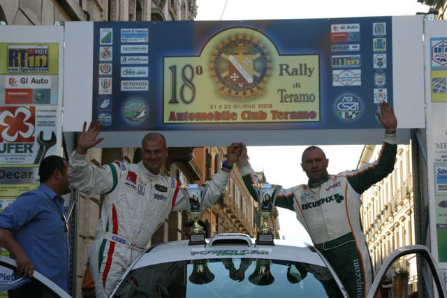 Rally di Teramo 2008 - Il podio