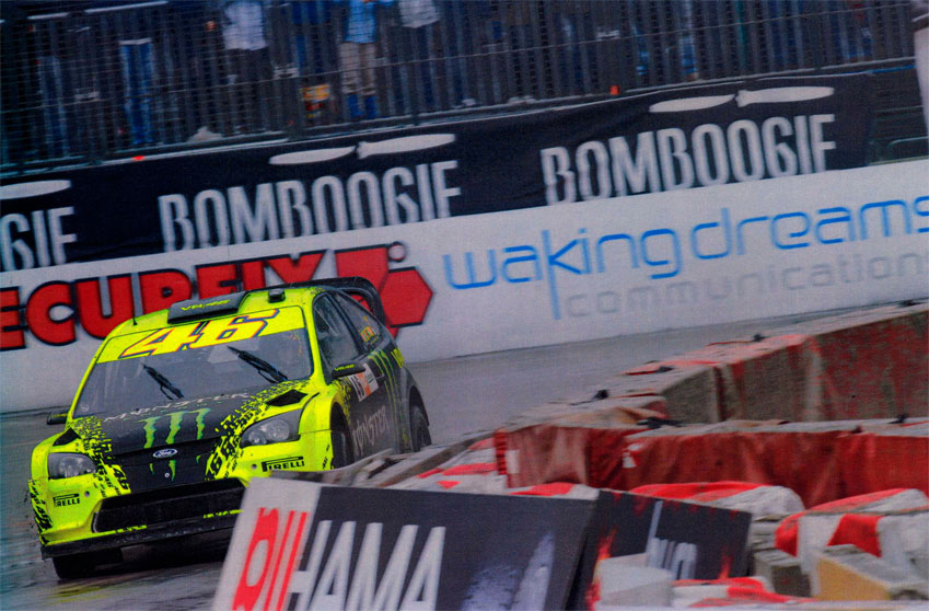 Motor Show 2009 - Valentino Rossi su Ford Focus WRC