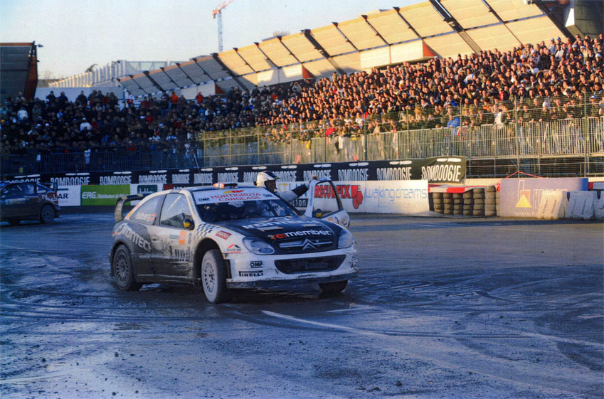 Motor Show 2009 - Petter Solberg su Citroën Xsara WRC