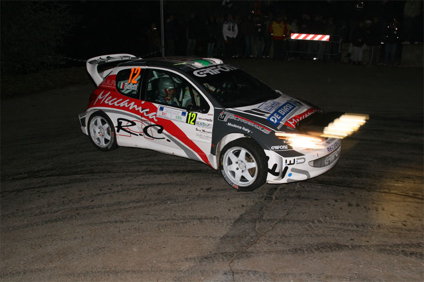 Il Ciocchetto 2008 - Peugeot 206 in notturna